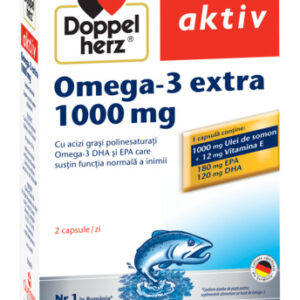 DOPPELHERZ AKTIV OMEGA-3 EXTRA 1000MG X 60 CAPSULE