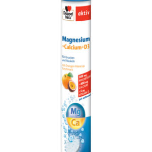 DOPPELHERZ AKTIV MAGNEZIU + CALCIU + VITAMINA D3 15 COMPRIMATE EFERVESCENTE