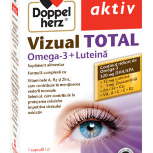 DOPPELHERZ AKTIV VIZUAL TOTAL OMEGA-3 + LUTEINA 30 CAPSULE