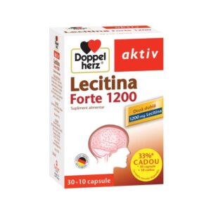 DOPPELHERZ AKTIV LECITINA FORTE 1200MG X 30 CAPSULE + 10 CAPSULE CADOU