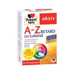 DOPPELHERZ AKTIV A-Z RETARD LUTEINA 30 COMPRIMATE + 10 COMPRIMATE CADOU