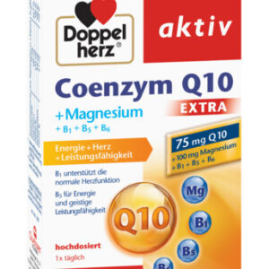 DOPPELHERZ AKTIV COENZIMA Q10 EXTRA + MAGNEZIU 30 CAPSULE