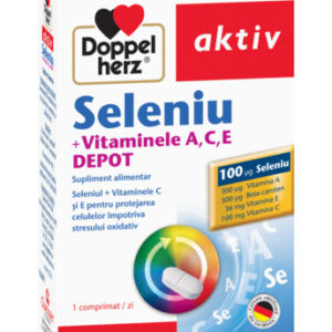 DOPPELHERZ AKTIV SELENIU + VITAMINELE A+C+E DEPOT 30 COMPRIMATE