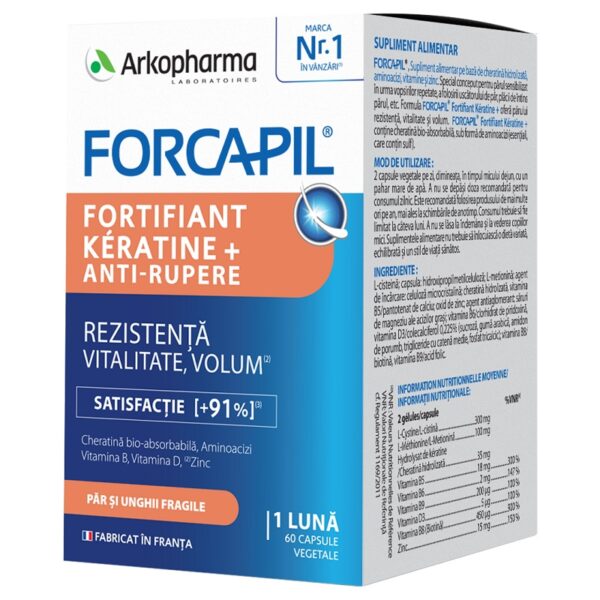 FORCAPIL FORTIFIANT KERATINE+ 60 CAPSULE ARKO