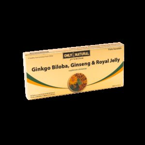 ONLY NATURAL GINKGO BILOBA + GINSENG + ROYAL JELLY 10 FIOLE X 10ML