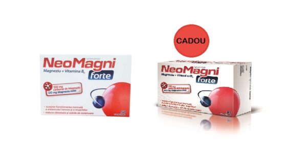 NEOMAGNI FORTE 50 COMPRIMATE+30 COMPRIMATE CADOU