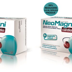 NEOMAGNI CARDIO 50 COMPRIMATE FILMATE 1+1 50% REDUCERE DIN AL 2LEA PRODUS