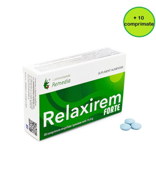 REMEDIA RELAXIREM FORTE 30 COMPRIMATE+10 COMPRIMATE