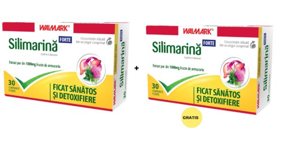 WALMARK SILIMARINA FORTE 30 COMPRIMATE FILMATE 1+1 GRATIS