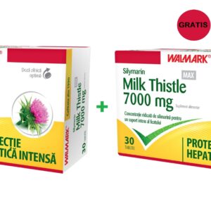 WALMARK SILYMARIN MILK THISTLE MAX 30 COMPRIMATE 1+1 GRATIS