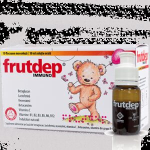 FRUTDEP IMMUNO SOLUTIE ORALA 10FLACOANE X 10ML