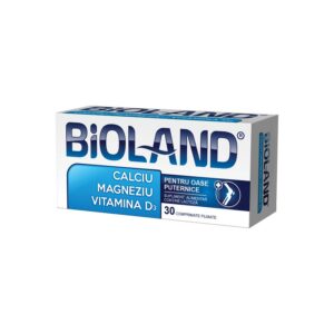 BIOLAND CALCIU MAGNEZIU VITAMINA D3 30 COMPRIMATE FILMATE