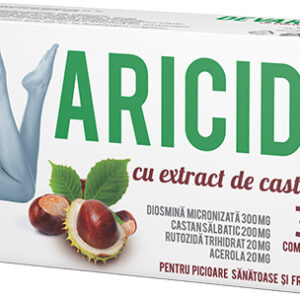 DEVARICID PLUS C CU EXTRACT DE CASTANE 30 COMPRIMATE FILMATE