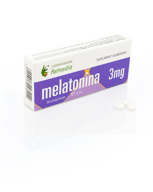 REMEDIA MELATONINA 3MG X 30 COMPRIMATE