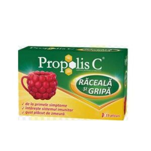 PROPOLIS C RACEALA SI GRIPA ZMEURA 15PLICURI