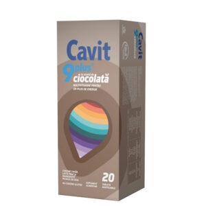 CAVIT 9 PLUS CIOCOLATA 20 TABLETE MASTICABILE