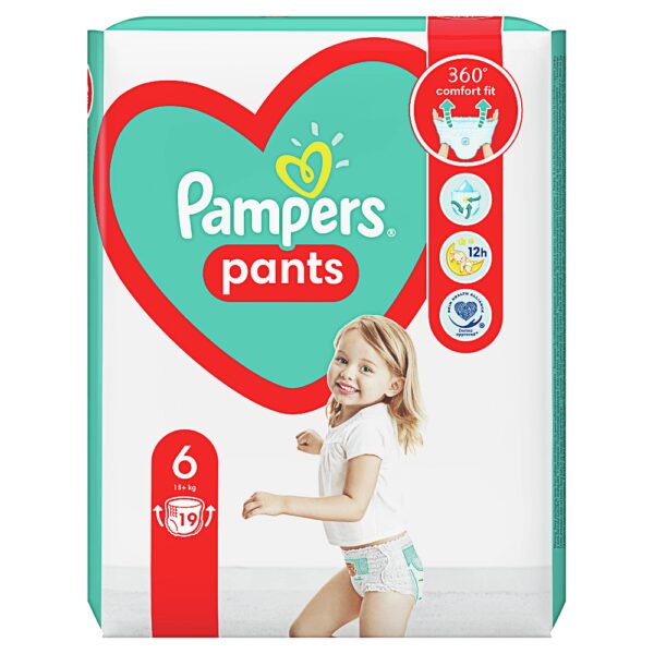 PAMPERS PANTS ACTIVE BABY 16KG+ SCUTECE-CHILOTEL 19 BUCATI MARIMEA 6