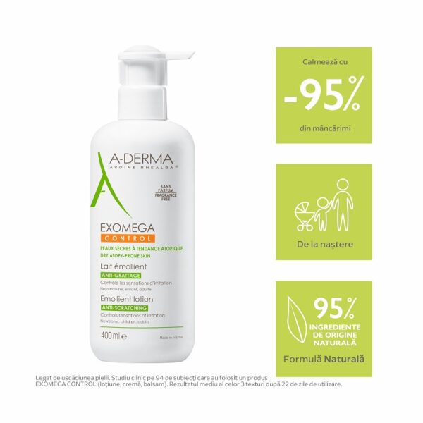 A-DERMA EXOMEGA CONTROL LAPTE 400ML