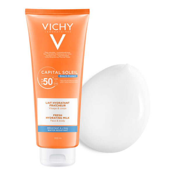 VICHY CAPITAL SOLEIL LAPTE HIDRATANT FATA SI CORP FAMILY SPF50+ X 300ML