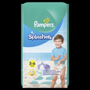 PAMPERS SPLASH 5 SLIP DE APA 14+KG 10 BUCATI