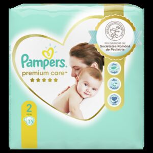 PAMPERS PREMIUM CARE MINI SCUTECE 23 BUCATI MARIMEA 2