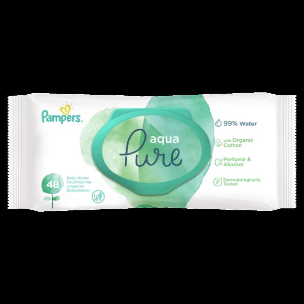 PAMPERS SERVETELE UMEDE AQUA PURE 48 BUCATI