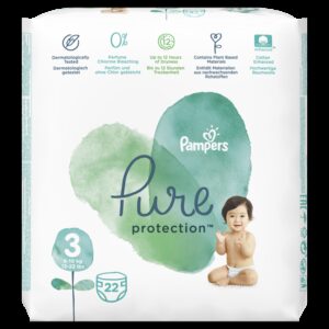 PAMPERS PURE 6-10KG SCUTECE 22 BUCATI MARIMEA 3