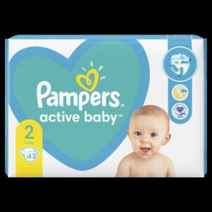 PAMPERS ACTIVE BABY 4-8KG SCUTECE 43 BUCATI MARIMEA 2