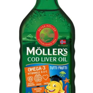 MOLLERS COD LIVER OIL OMEGA 3 TUTTI FRUTTI 250ML