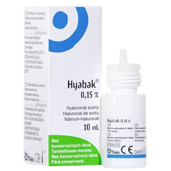 HYABAK 0.15% SOLUTIE OFTALMICA 10ML