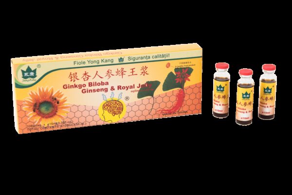 GINKGO BILOBA + GINSENG + ROYAL JELLY 10 FIOLE X 10ML