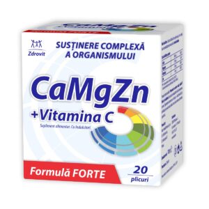 ZDROVIT CA+MG+ZN+VIT C FORTE 20PLICURI