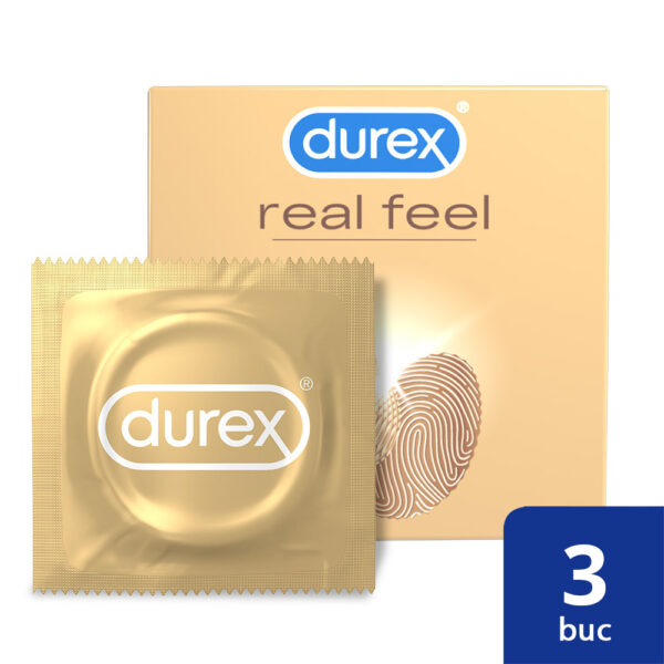 DUREX PREZERVATIVE REAL FEEL 3 BUCATI