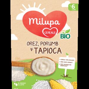 MILUPA BIO CEREALE FARA LAPTE 3 CEREALE 250G