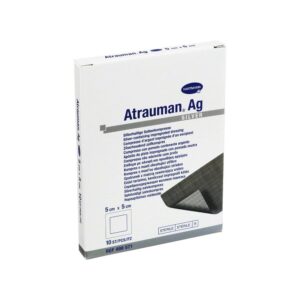 HARTMANN ATRAUMAN PANSAMENT STRATIFICAT CU ARGINT 5X5CM X 10BUC