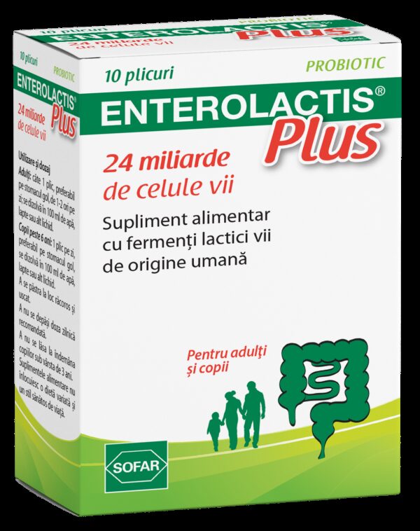 ENTEROLACTIS PLUS 10PLICURI