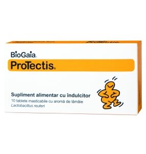 BIOGAIA PROTECTIS LAMAIE 10 TABLETE MASTIABILE