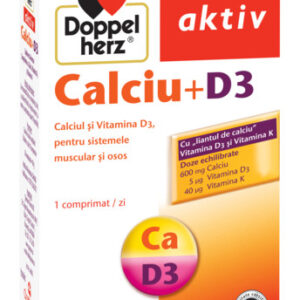 DOPPELHERZ AKTIV CALCIU + D3 30 COMPRIMATE