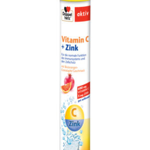 DOPPELHERZ AKTIV VITAMINA C + ZINC 15 COMPRIMATE EFERVESCENTE