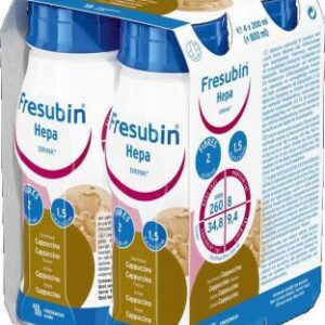 FRESUBIN HEPA DRINK CAPPUCCINO 4FLACOANE X 200 ML