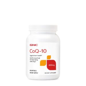 GNC COENZIMA Q-10 400MG X 60 CAPSULE GELATINOASE