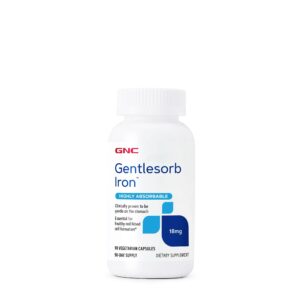 GNC FIER CU ABSORBTIE USOARA 18MG X 90 CAPSULE