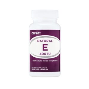 GNC VITAMINA E NATURAL 400UI MIXED TOCOPHEROLES 90 CAPSULE MOI