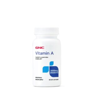 GNC VITAMIN A 3000MCG (10.000UI) X 180 CAPSULE