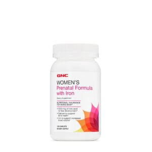 GNC WOMEN'S PRENATAL FORMULA CU FIER 120 TABLETE