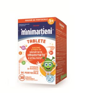 MINIMARTIENI IMUNACTIV PORTOCALE 30 TABLETE MASTICABILE