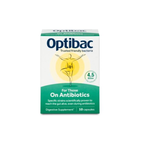 OPTIBAC 062 PROBIOTIC TRATAMENT CU ANTIBIOTIC 10 CAPSULE