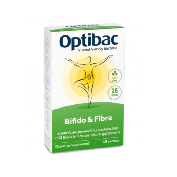 OPTIBAC 369 PROBIOTIC BIFIDOBACTERII SI FIBRE 10PLICURI