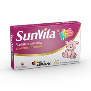 SUNVITA KIDS 30 COMPRIMATE DE SUPT