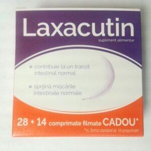 ZDROVIT LAXACUTIN 28 + 14 COMPRIMATE FILMATE CADOU